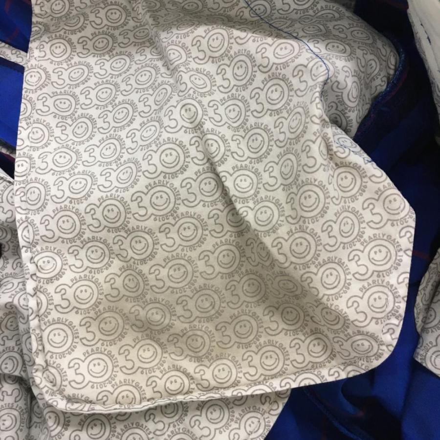 PEARLY GATES パーリーゲイツ ハーフパンツ ブルー×ピンク チェック