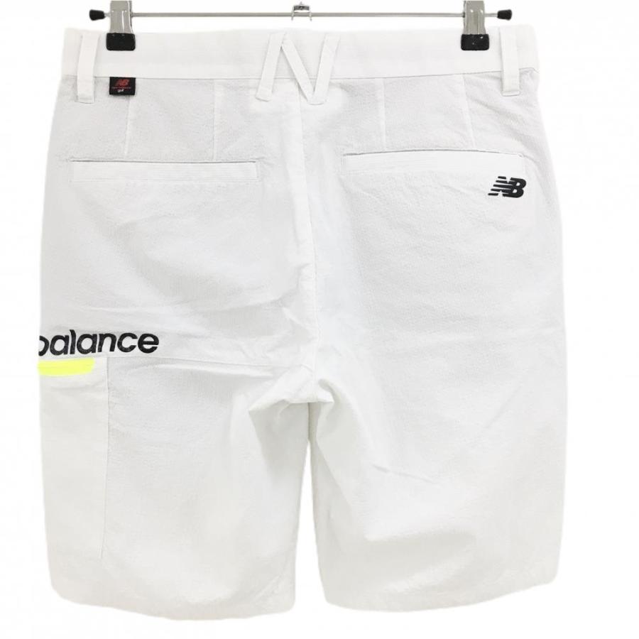 新品未使用;ニューバランスゴルフ　ハーフパンツ New Balance Golf（ニューバランスゴルフ） ハーフパンツ 白×黒