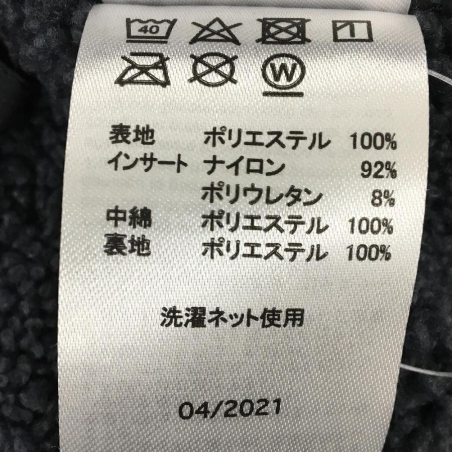 超美品】オークリー 2WAY中綿ジャケット 黒×グレー 身頃裏ボア 袖着脱