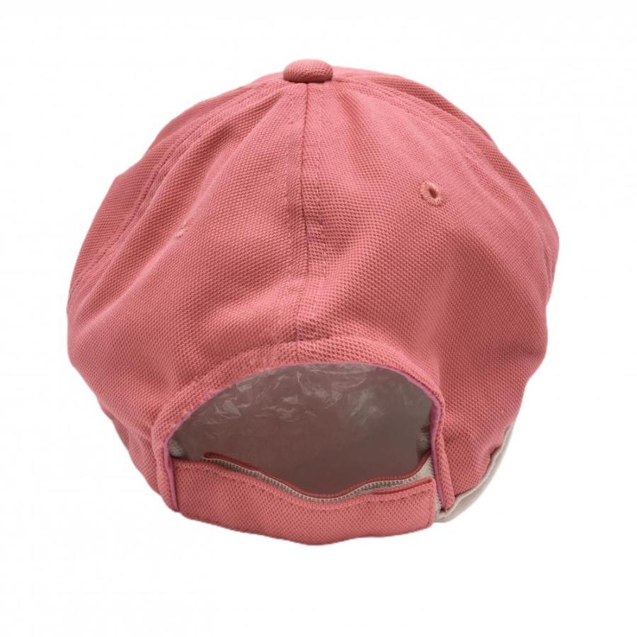 adidas（アディダス） キャップ ピンク 3ライン ロゴ刺しゅう フリー