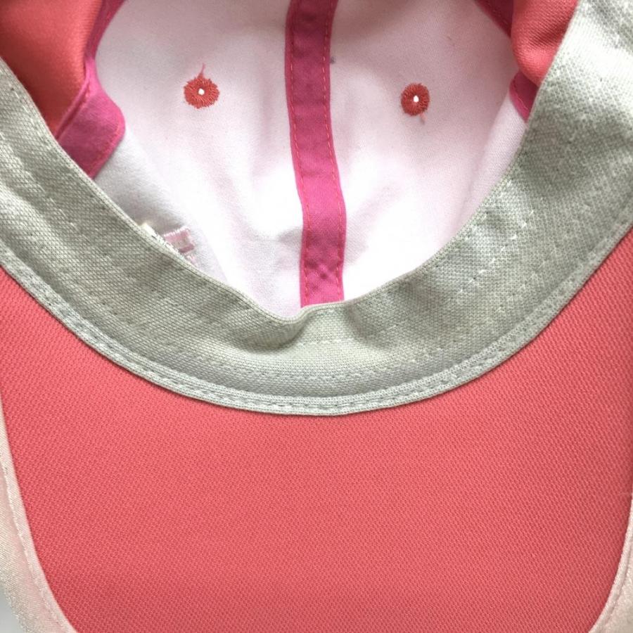 adidas（アディダス） キャップ ピンク 3ライン ロゴ刺しゅう フリー