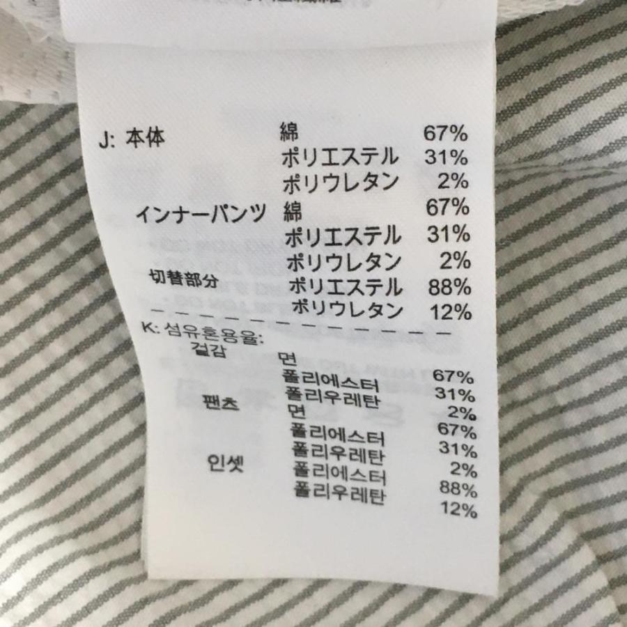 NIKE（ナイキ） ナイキゴルフ プリーツスカート グレー×白 ストライプ