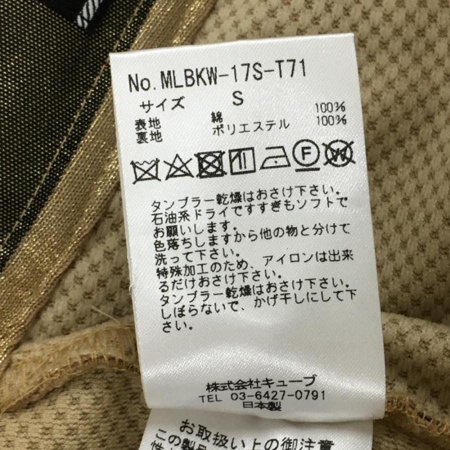 マークアンドロナ ショートパンツ ゴールド 背面スタッズ メッシュ裏地 レディース S ゴルフウェア MARK＆LONA（新品）／SALE価格の画像