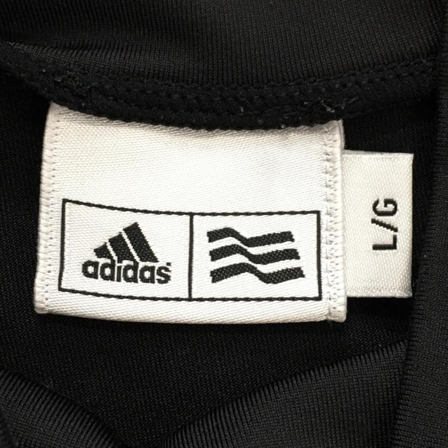 美品】アディダス ハイネックインナーシャツ 黒 レディース L/G ゴルフ