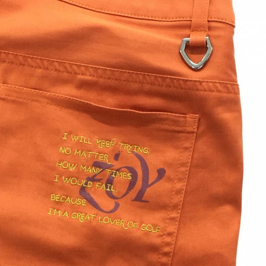 ZOY（ゾーイ） ショートパンツ オレンジ バックロゴ レディース 38(M