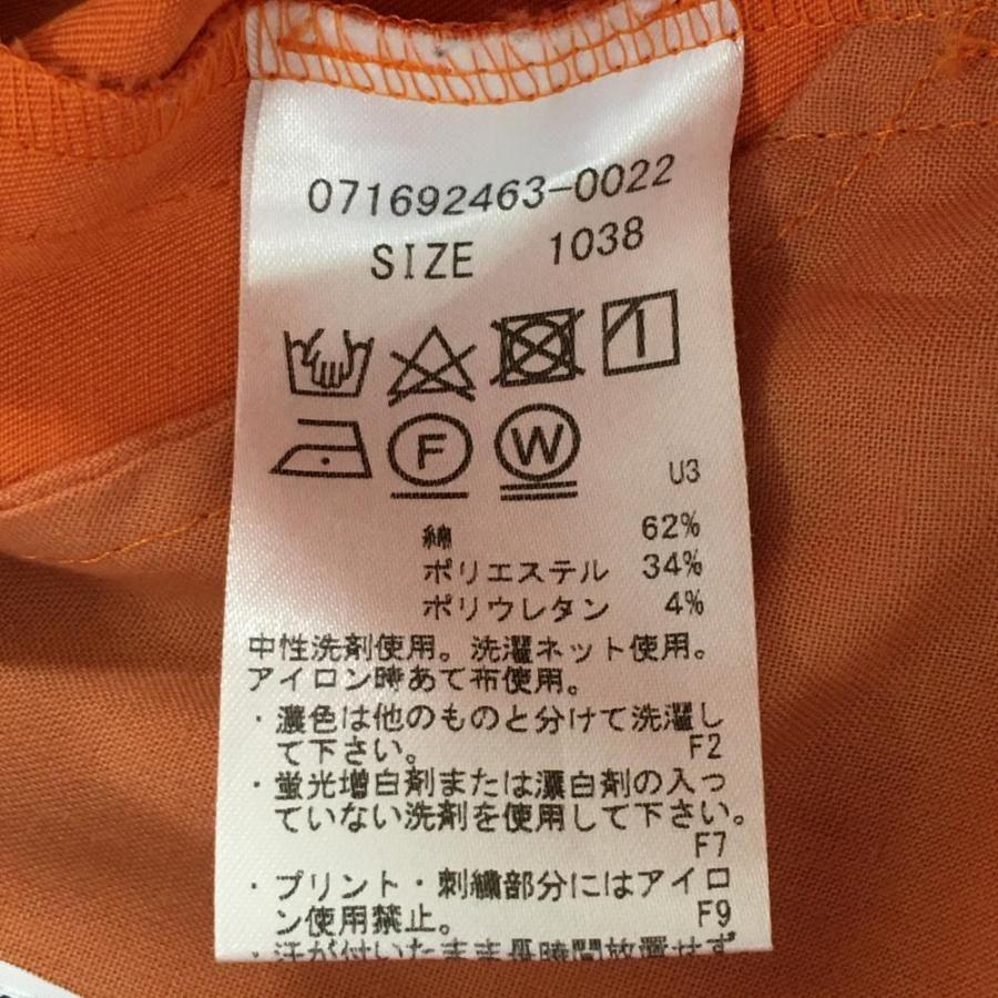 ZOY（ゾーイ） ショートパンツ オレンジ バックロゴ レディース 38(M