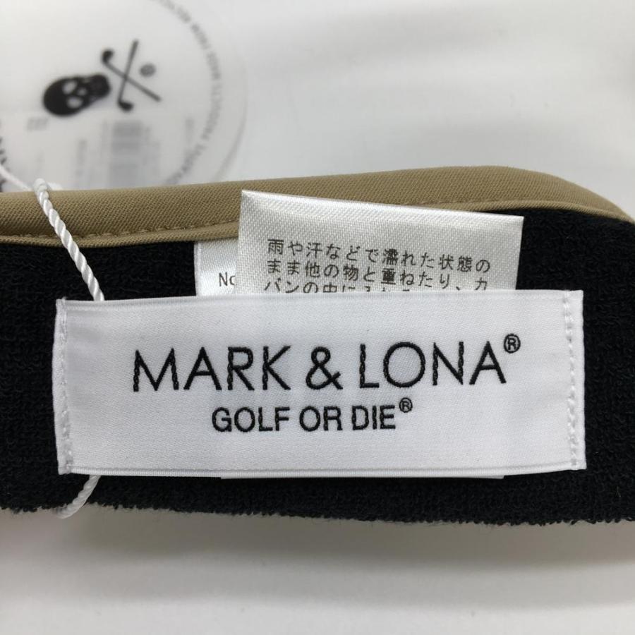 MARK&LONA 【新品】マークアンドロナ サンバイザー ベージュ MARK&LONA 【新品】マークアンドロナ サンバイザー ベージュ