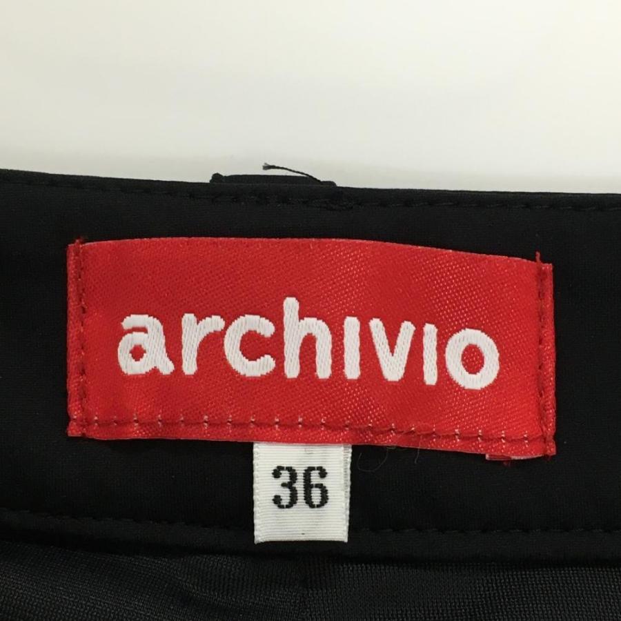 archivio 【超美品】アルチビオ ショートパンツ 黒×白 一部