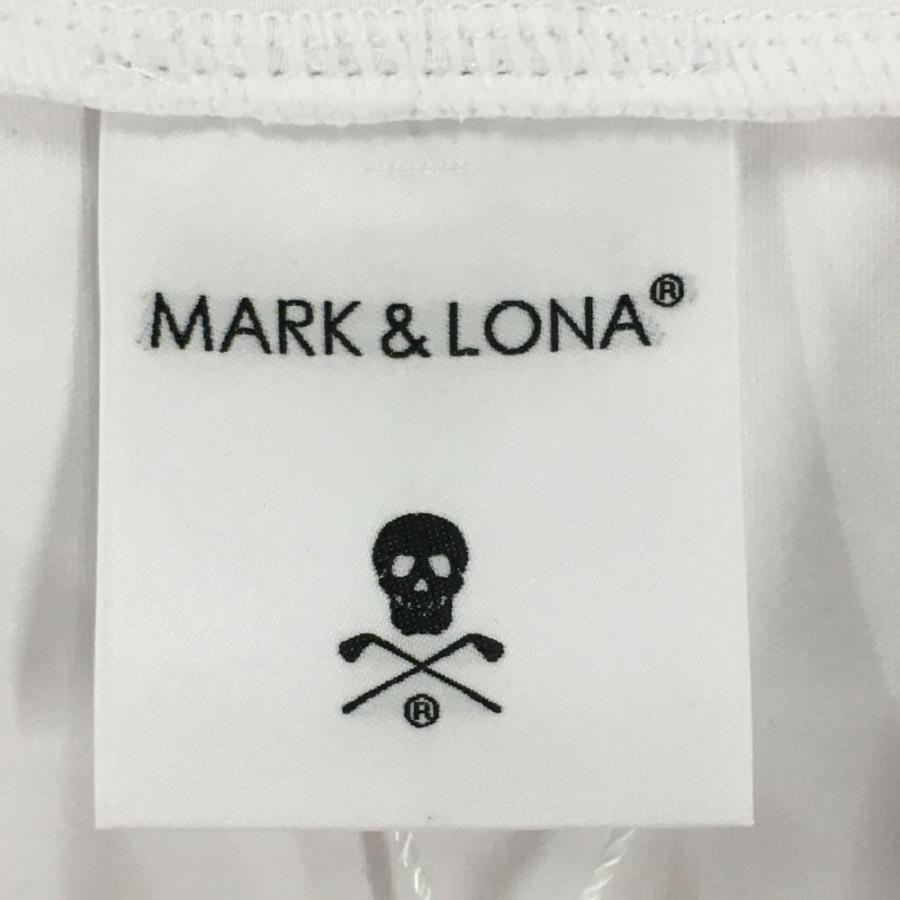 MARK&LONA 【新品】マークアンドロナ 半袖ハイネックシャツ 白
