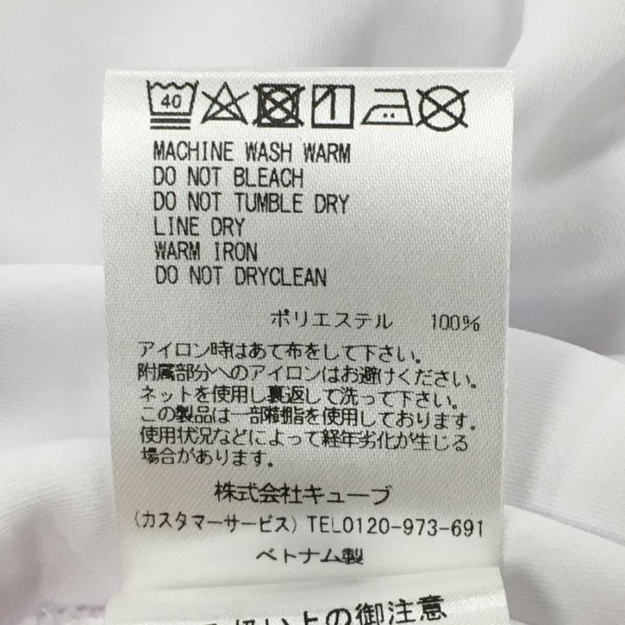 MARK&LONA（マークアンドロナ） 半袖ハイネックシャツ 白 アイアン