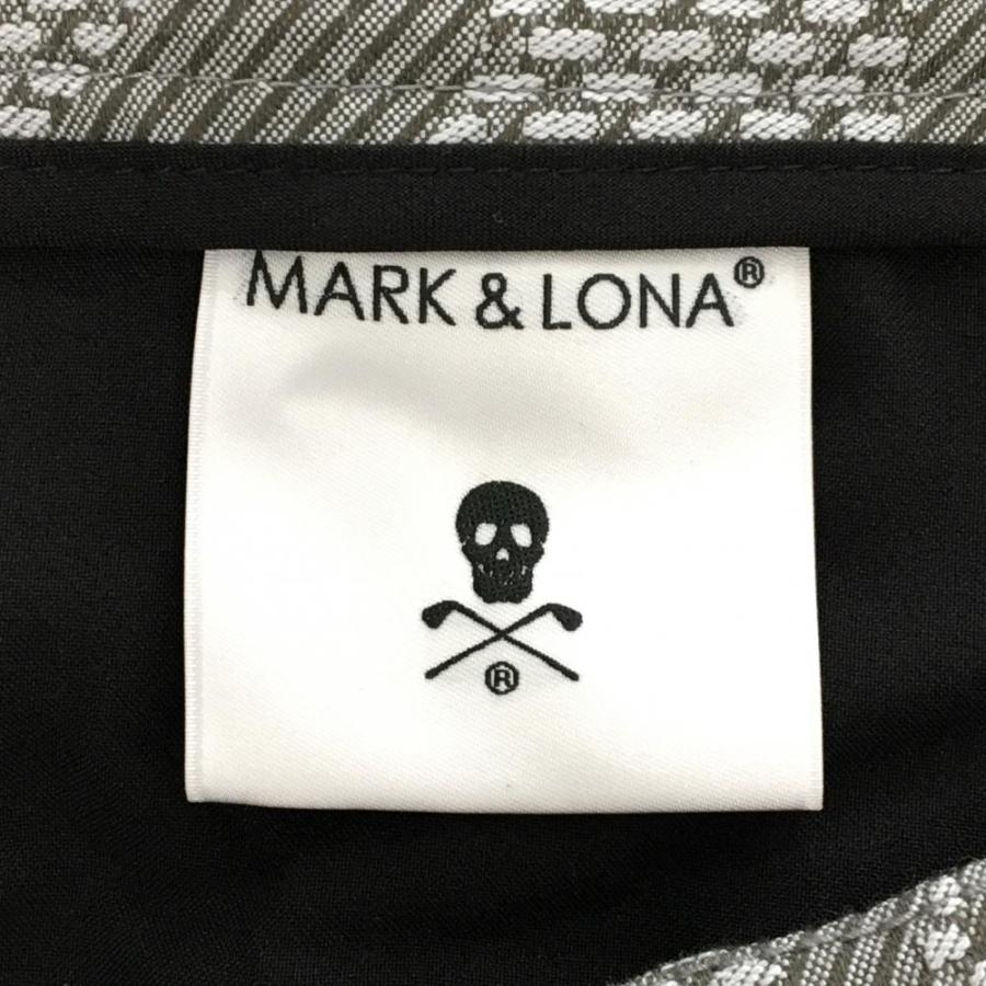 MARK&LONA（マークアンドロナ） ハーフパンツ グレー スカル・ロゴ総柄