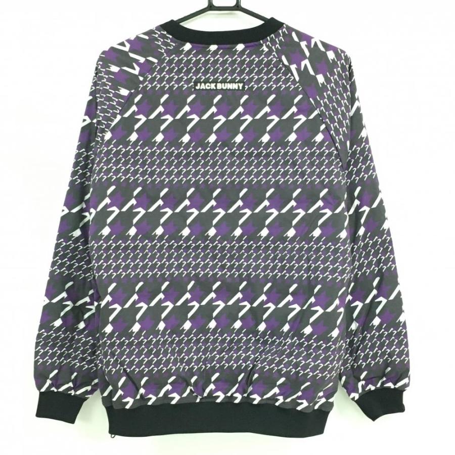 Jack Bunny!! 【新品】ジャックバニー 中綿ブルゾン パープル×黒 Jack Bunny!! 【新品】ジャックバニー 中綿ブルゾン パープル×黒