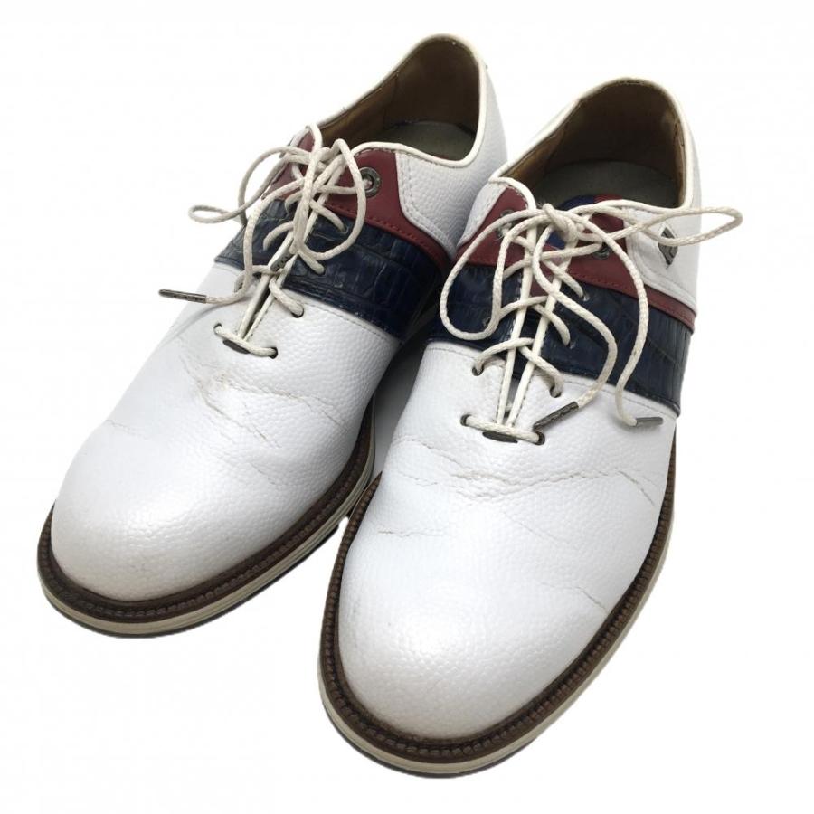 FOOTJOY ゴルフシューズ ホワイト/ネイビー FootJoy（フットジョイ） ゴルフシューズ 白×ネイビー 53932J 一部型