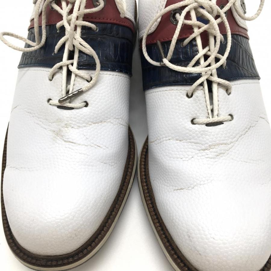 FOOTJOY ゴルフシューズ ホワイト/ネイビー FootJoy（フットジョイ） ゴルフシューズ 白×ネイビー 53932J 一部型