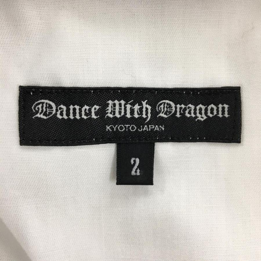 【新品】ダンスウィズドラゴン パンツ 黒×ブラウン 後総柄 保温 ストレッチ メンズ 2(M) ゴルフウェア Dance With Dragon