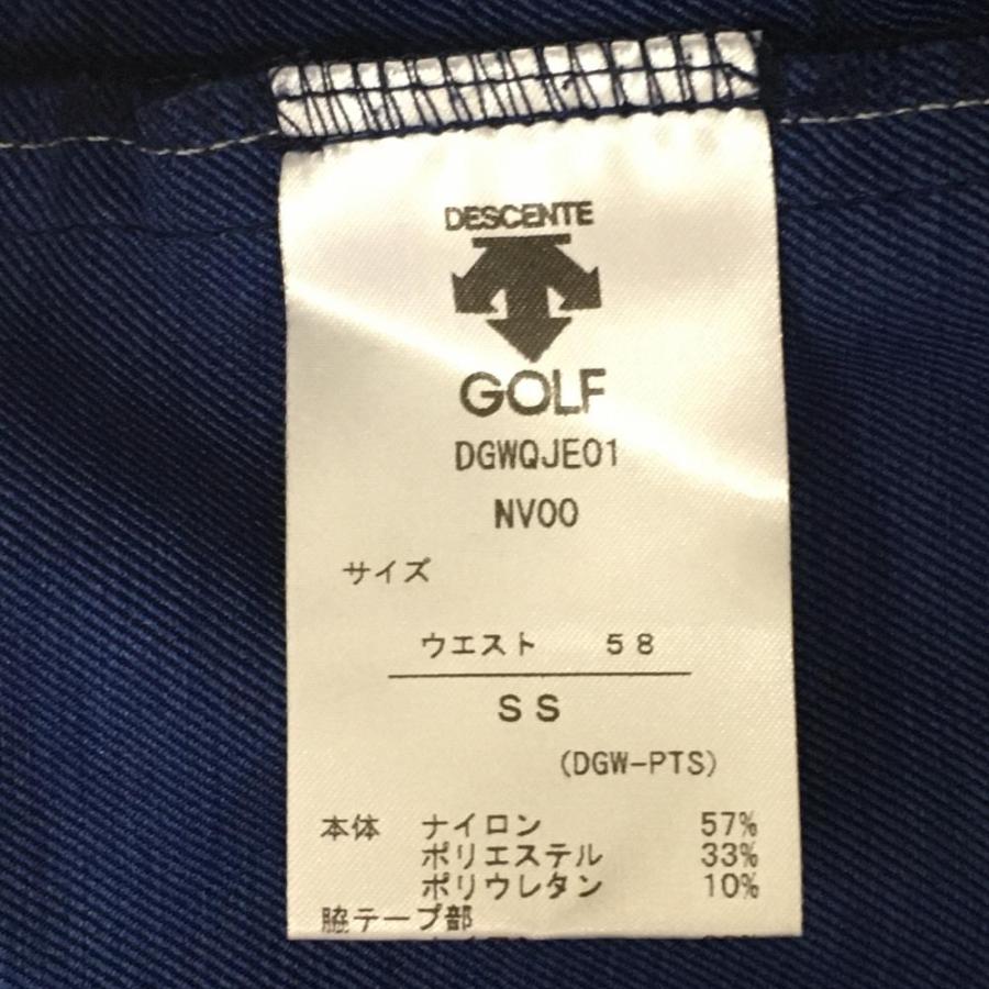 DESCENTE - 【超美品】デサントゴルフ スカート ネイビー ストレッチ 中田英寿 レディース 64/M ゴルフウェア 2023年モデル DESCENTE DESCENTE GOLF 【超美品】デサントゴルフ スカート ネイビー×レッド