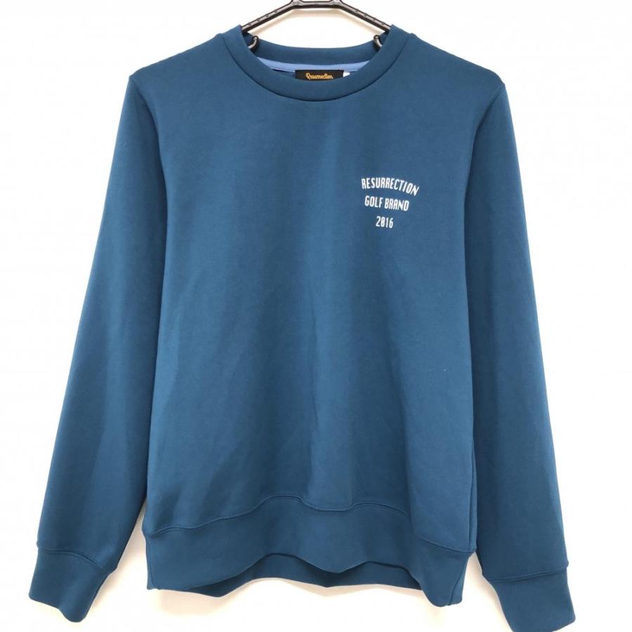 Resurrection 【超美品】レザレクション トレーナー ブルー系×白