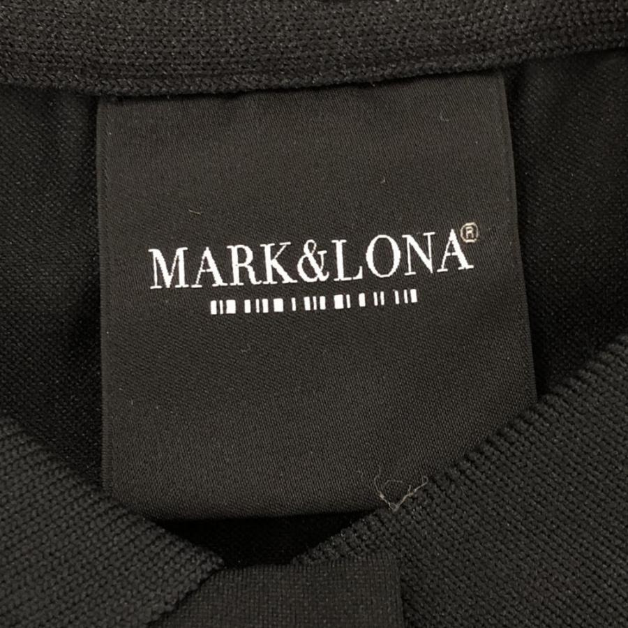 MARK&LONA 【超美品】マークアンドロナ 半袖ポロシャツ 黒 袖一