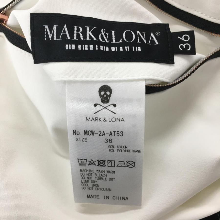 MARK&LONA 【美品】マークアンドロナ ナイロンパンツ 白×黒 MARK&LONA 【美品】マークアンドロナ ナイロンパンツ 白×黒