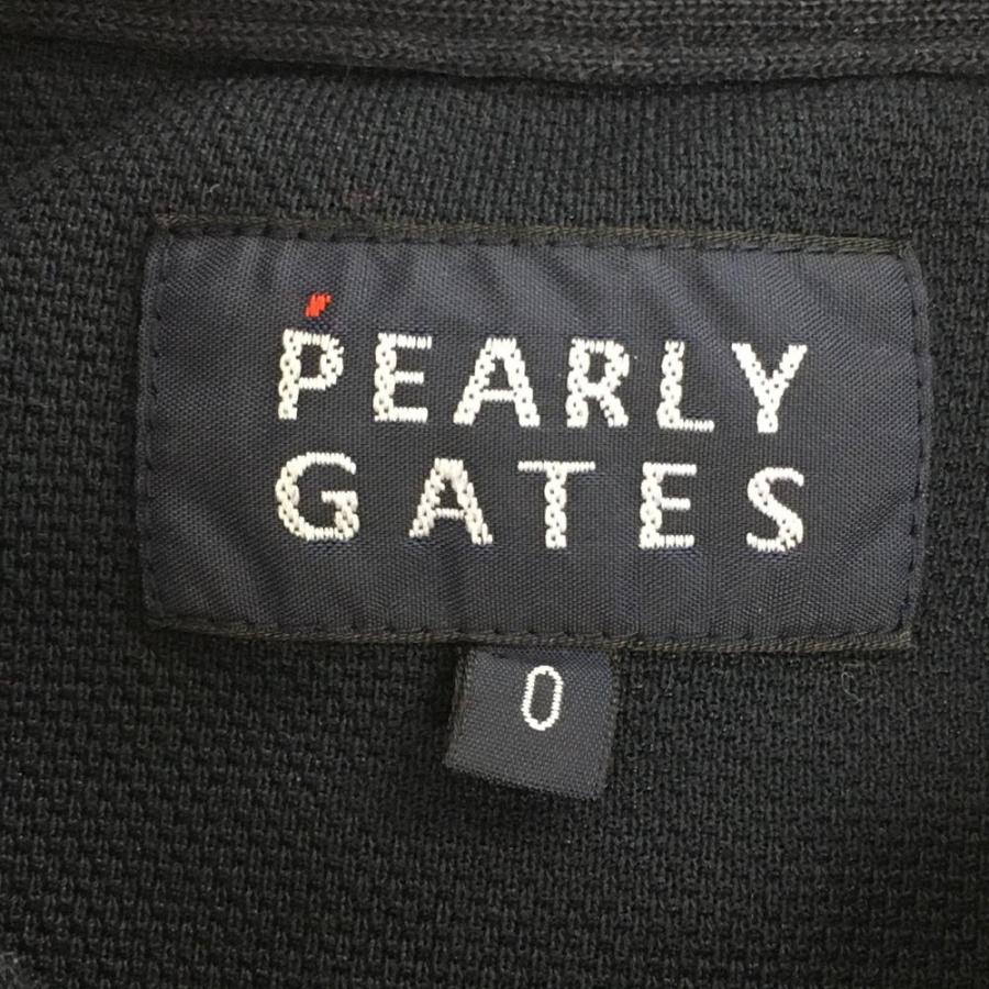 PEARLY GATES（パーリーゲイツ） ノースリーブポロシャツ ネイビー×白