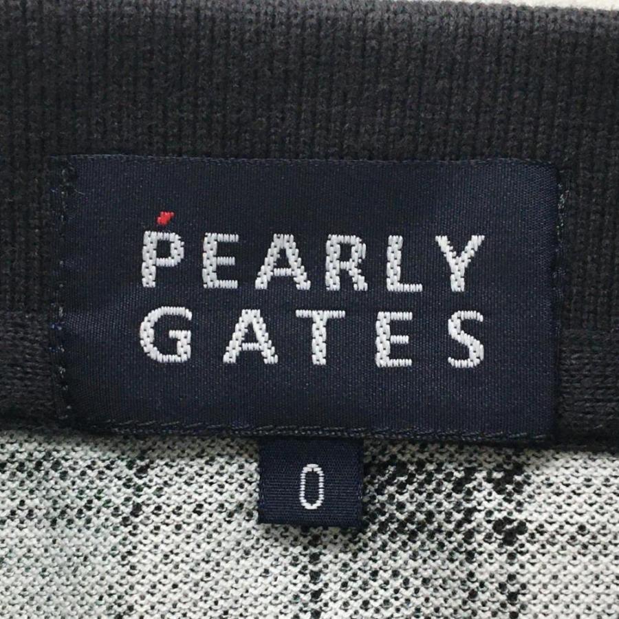 PEARLY GATES（パーリーゲイツ） 半袖ポロシャツ グリーン×黒 チェック