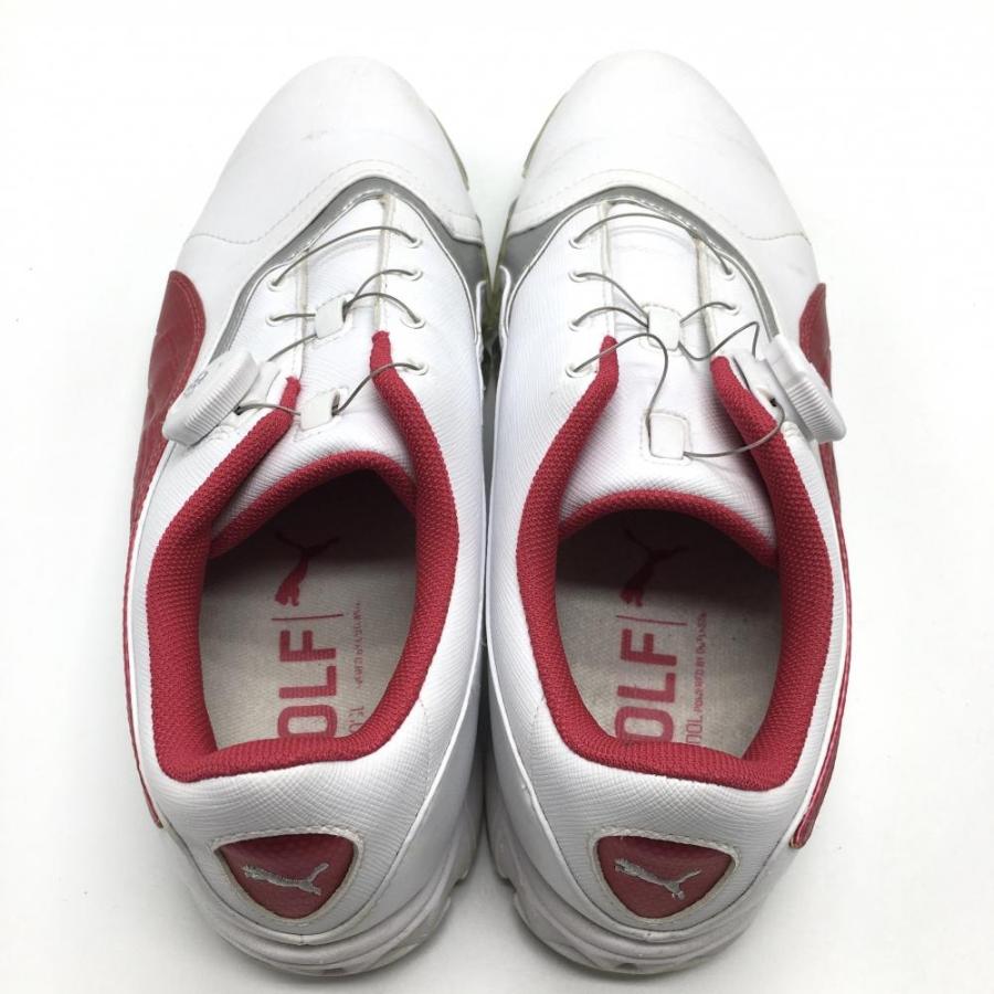 PUMA（プーマ） 【美品】プーマ ゴルフシューズ 白×ピンク 188666 01