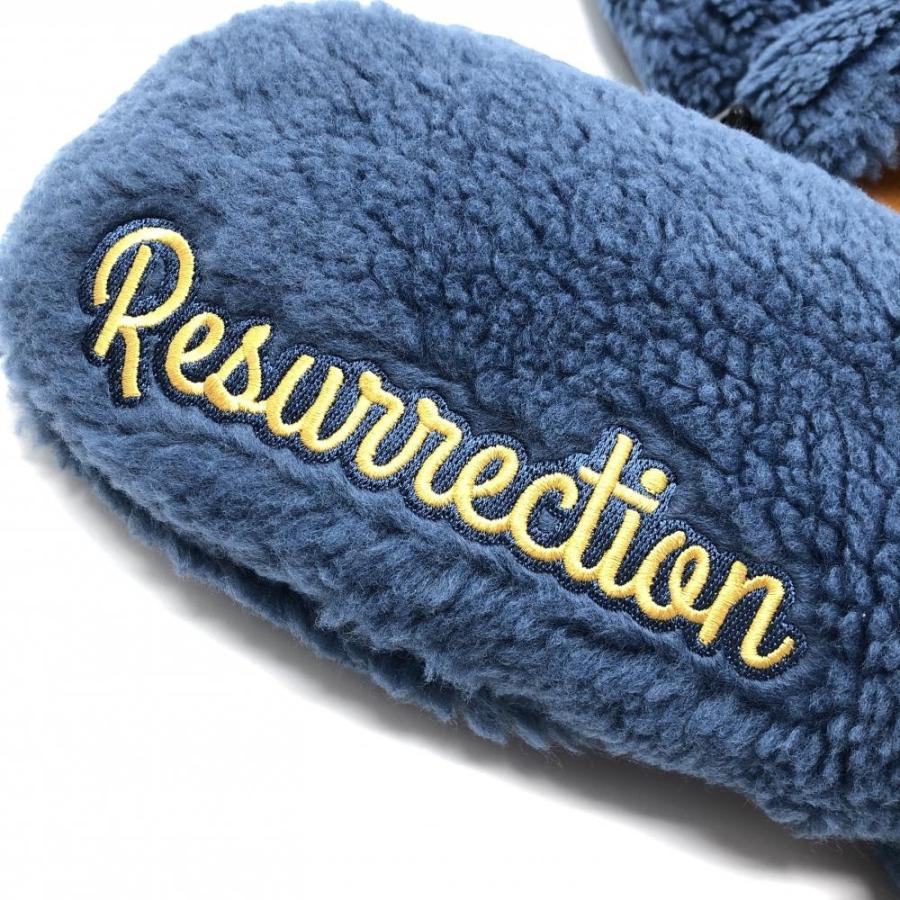 レザレクション　新品　ミトン　レディースresurrection フリーサイズ Resurrection 【超美品】レザレクション 手袋 ブルー ボア ミトン