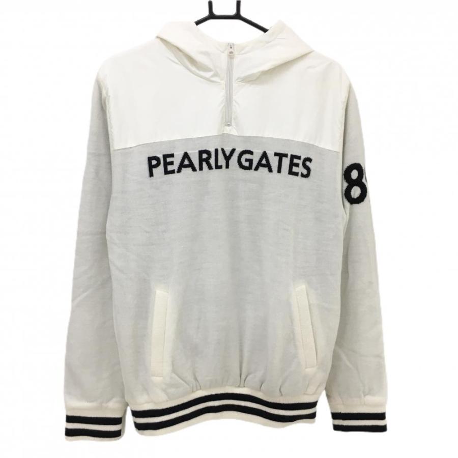PEARLY GATES 【美品】パーリーゲイツ 異素材パーカーブルゾン