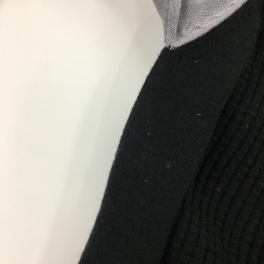 OAKLEY 【美品】オークリー ハイネックセーター 黒×グレー OAKLEY 【美品】オークリー ハイネックセーター 黒×グレー