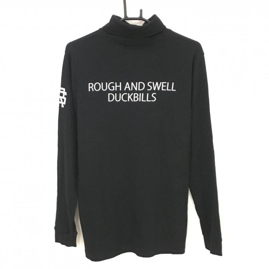 rough & swell XL ゴルフシャツ ブラック rough & swell XL ゴルフシャツ ブラック