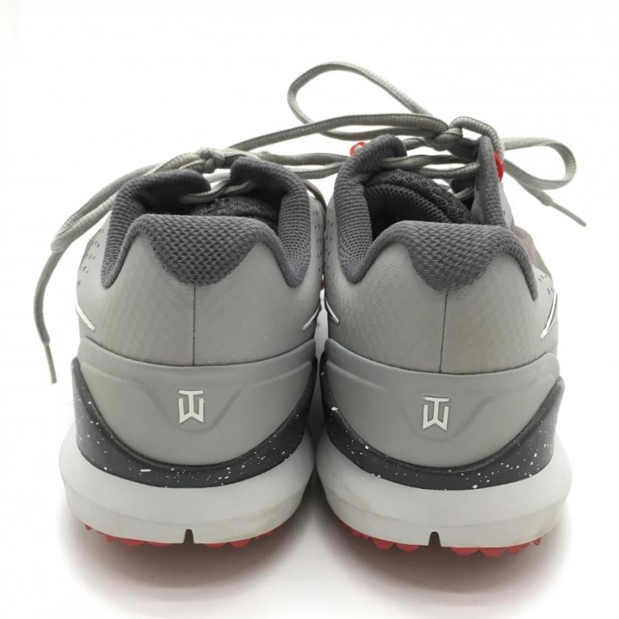 NIKE（ナイキ） 【美品】ナイキ ゴルフシューズ グレー×レッド 652628