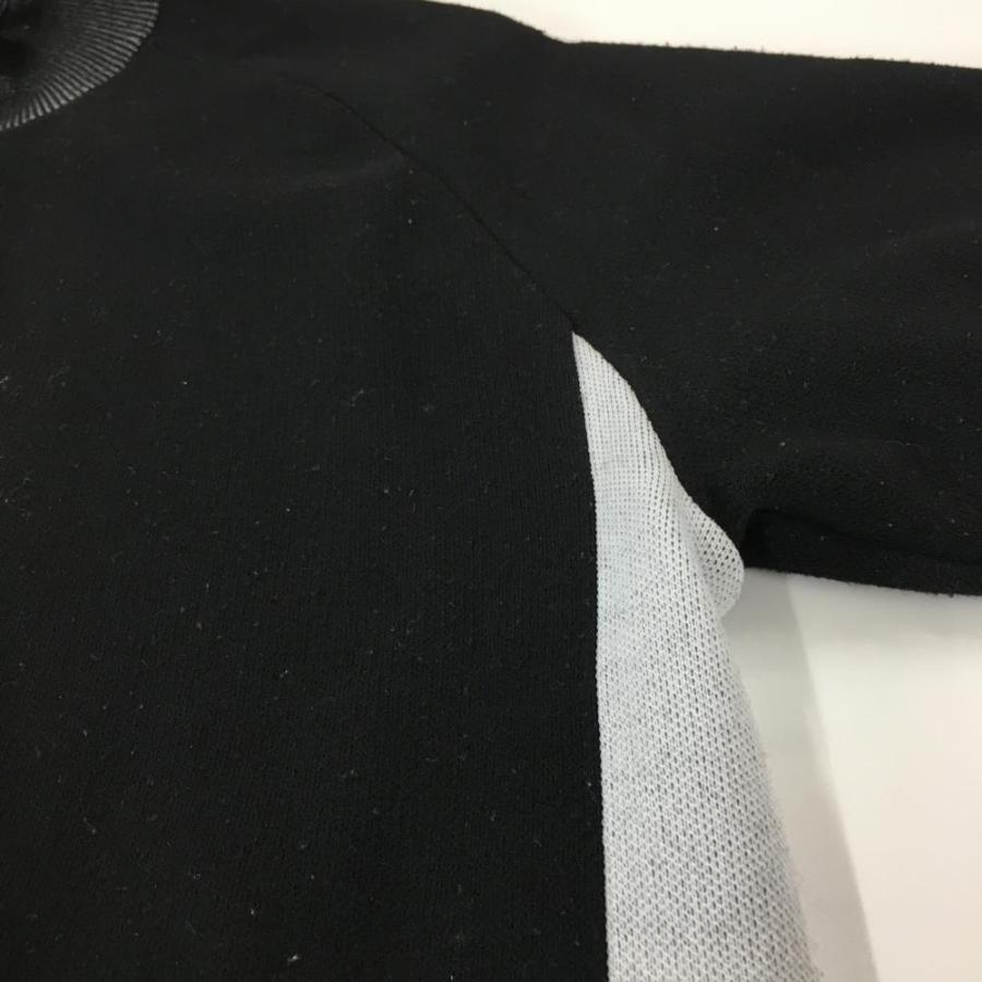 DESCENTE GOLF デサントゴルフ ニットジャケット 黒×白 裏地付き DESCENTE GOLF デサントゴルフ ニットジャケット 黒×白 裏地付き