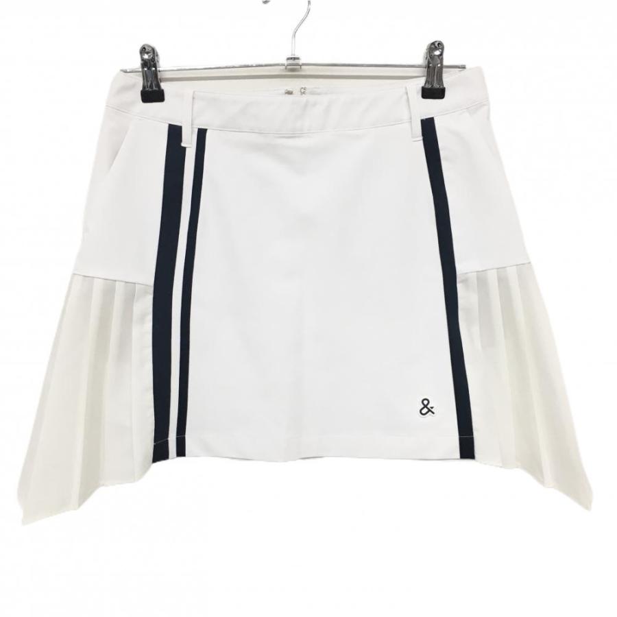 and per se ネイビー ホワイト スカート S 2枚セット and per se（アンパスィ） 【超美品】アンパスィ スカート 白×ネイビー