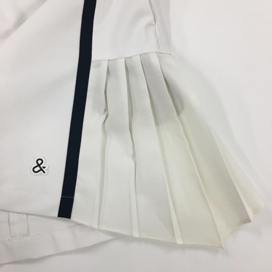 and per se（アンパスィ） 【超美品】アンパスィ スカート 白×ネイビー
