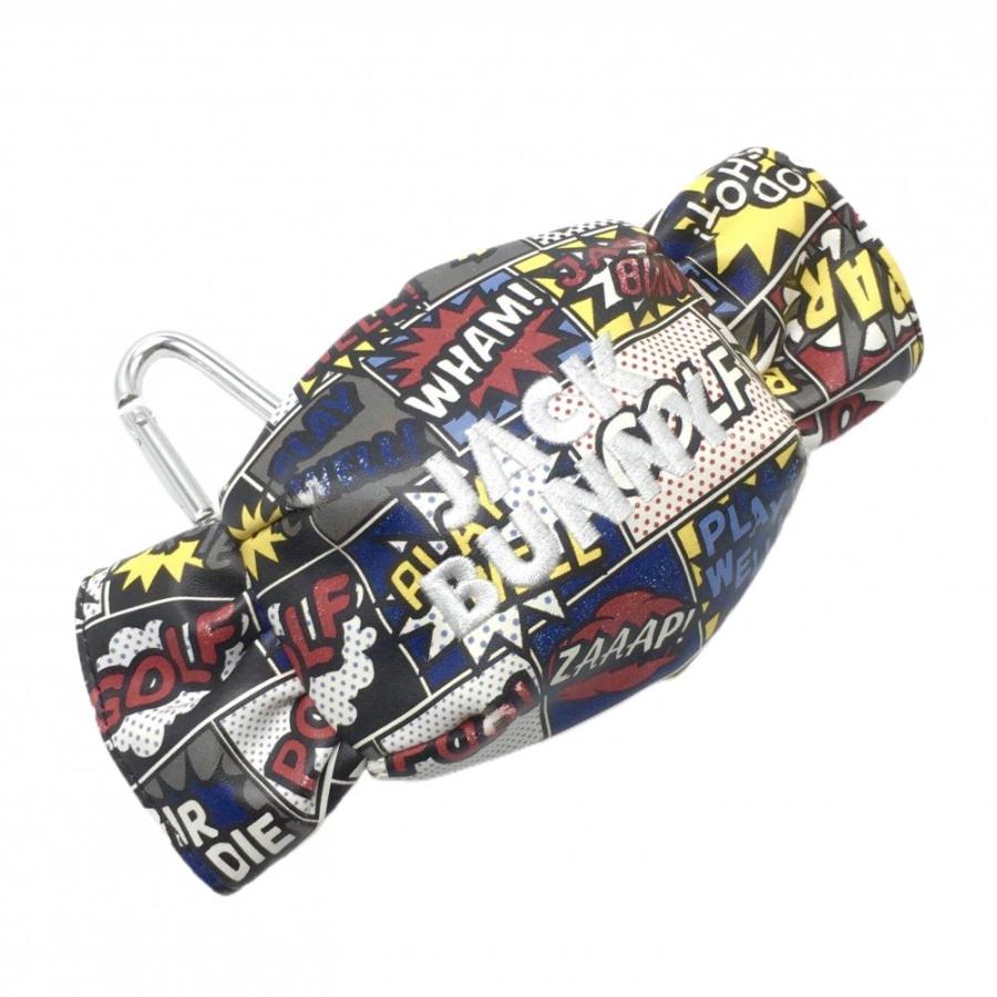 JACK BUNNY キャディバッグ ネイビー/レッド