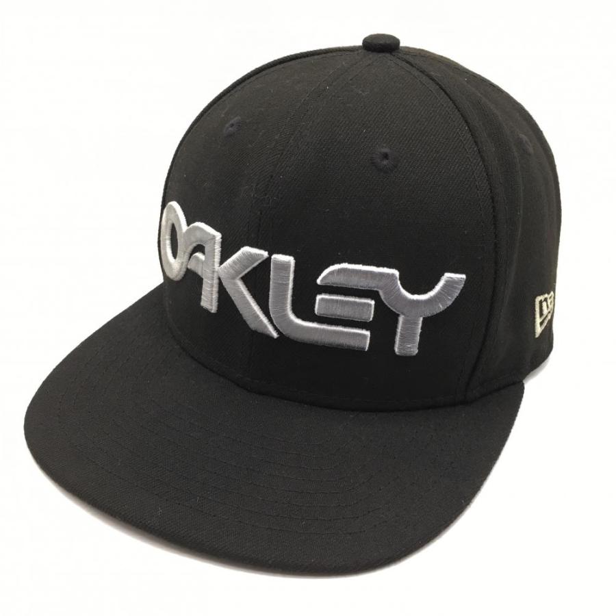 NEW ERA（ニューエラ） ニューエラ×オークリー フラットキャップ 黒