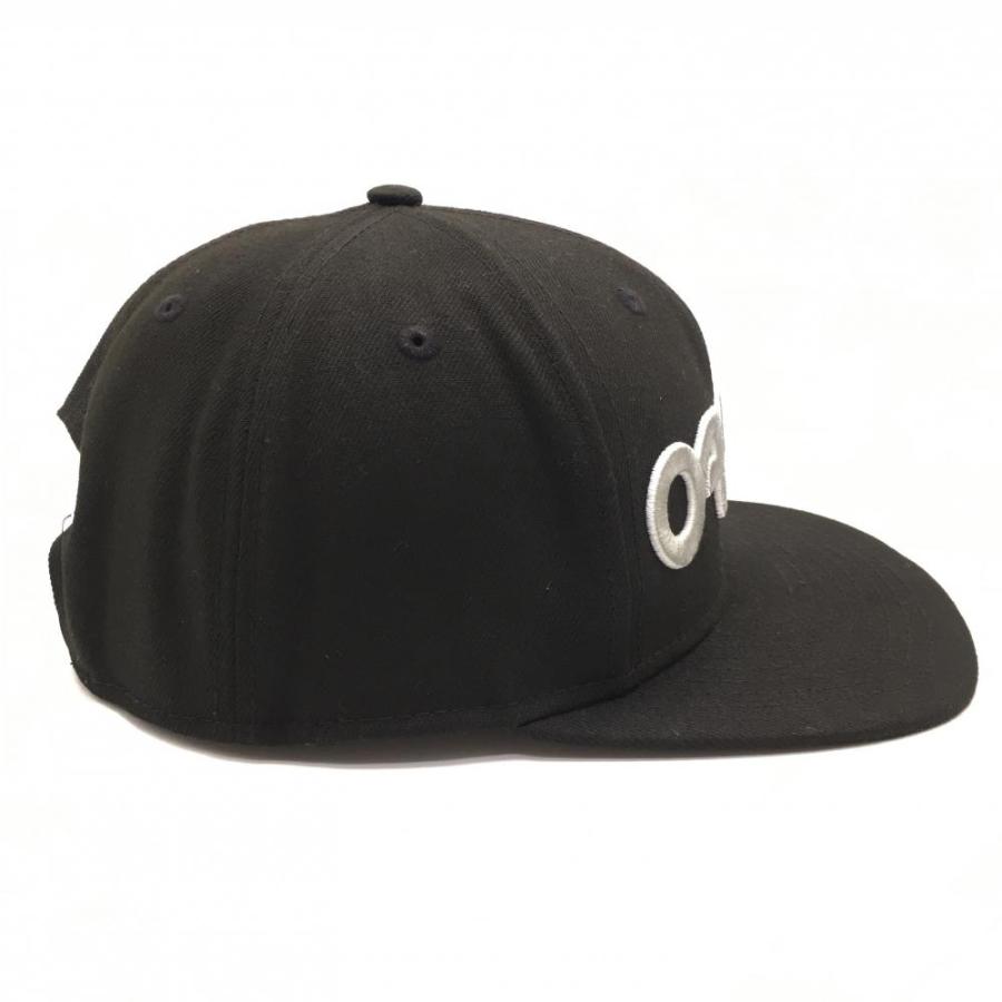 NEW ERA（ニューエラ） ニューエラ×オークリー フラットキャップ 黒