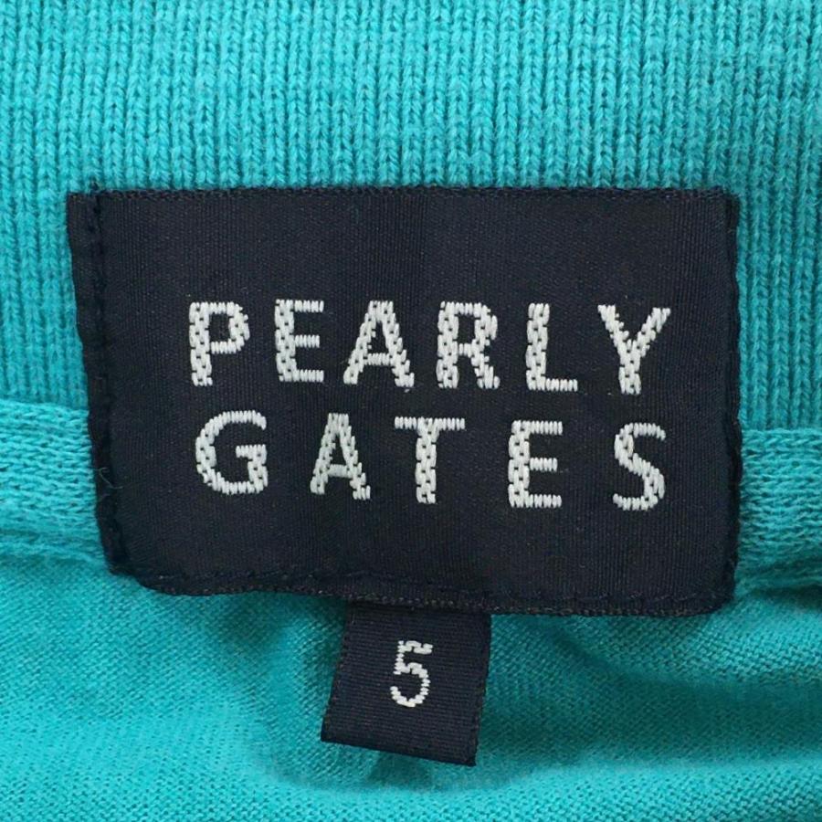 PEARLY GATES（パーリーゲイツ） 半袖ポロシャツ ライトグリーン