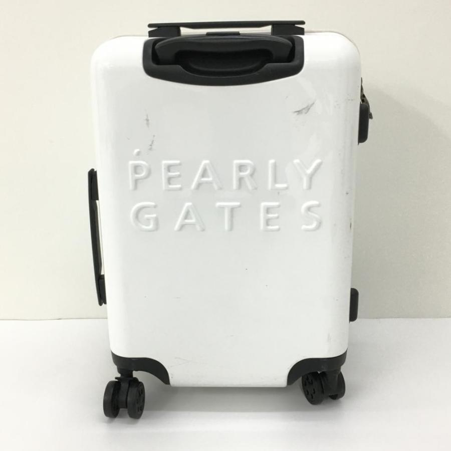 PEARLY GATES パーリーゲイツ キャリーケース 白 PGニコちゃん PEARLY GATES パーリーゲイツ キャリーケース 白 PGニコちゃん