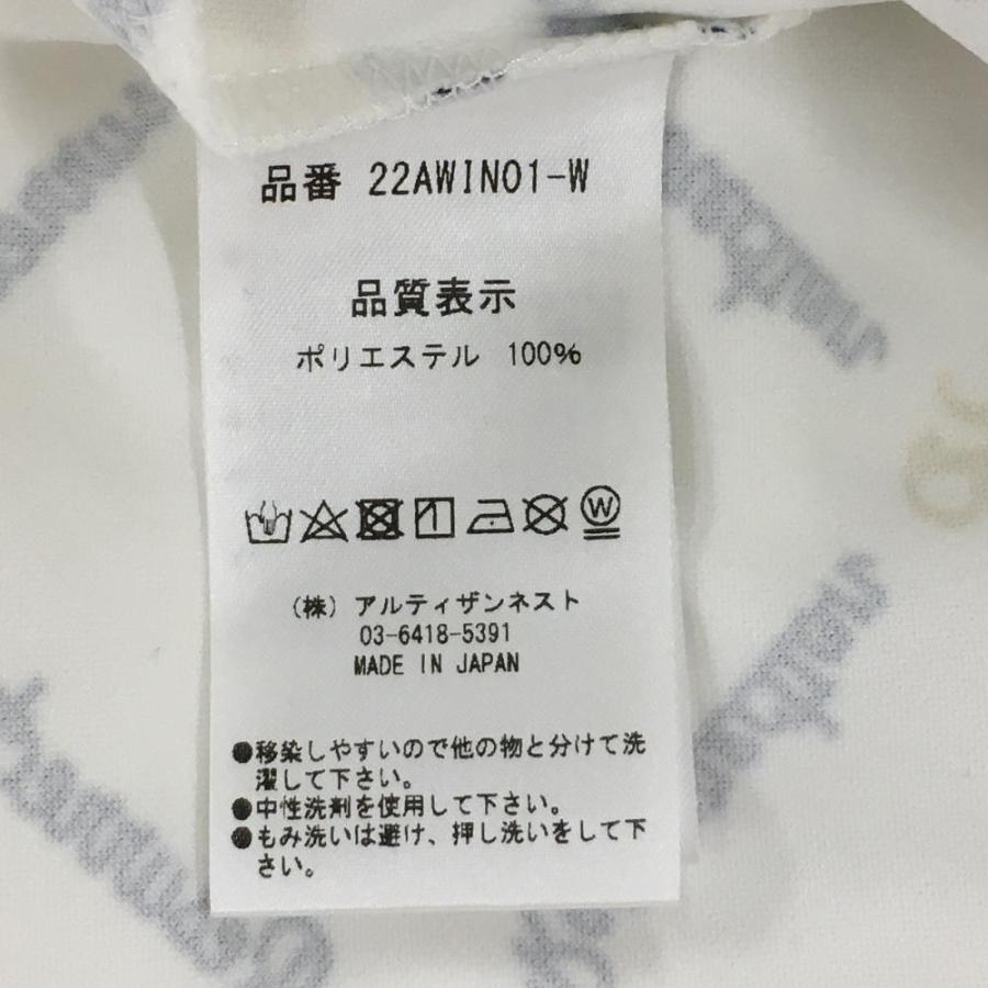 Resurrection 【新品】レザレクション 長袖ハイネックシャツ 白×黒