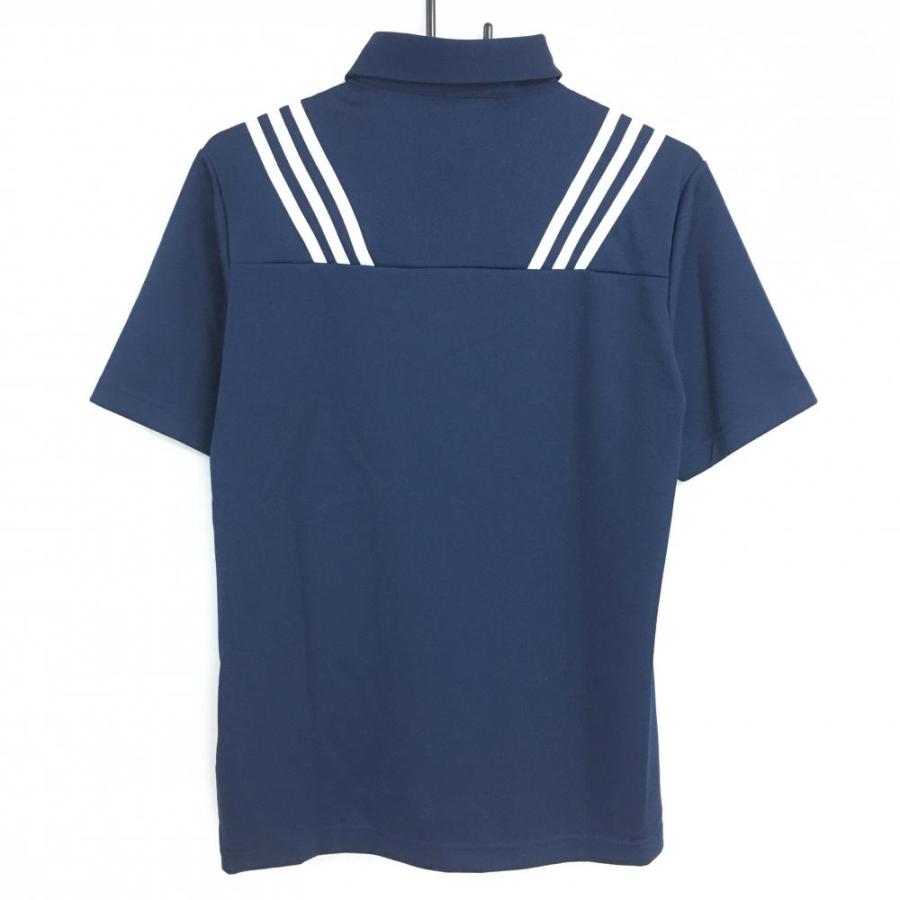 adidas（アディダス） 【超美品】アディダス 半袖ポロシャツ ネイビー