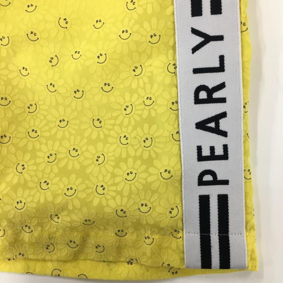 PEARLY GATES（パーリーゲイツ） スカート イエロー×黒 フラワー ニコ