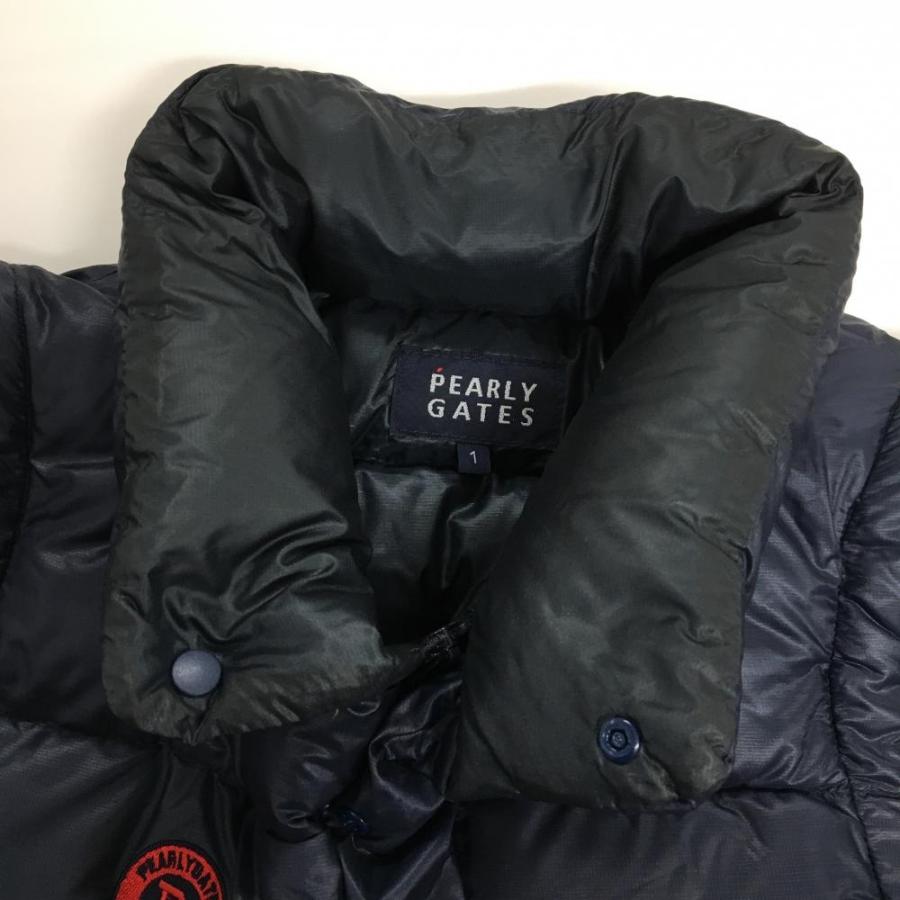 【美品】パーリーゲイツ 2WAYナイロンダウンジャケット 軽量 レディース PEARLY GATES（パーリーゲイツ） 【美品】パーリーゲイツ 2WAYナイロン