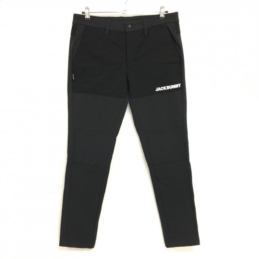 新品　ジャックバニー　パンツ　裏起毛　サイドライン　ストレッチ　ブラック　5 新品 ジャックバニー パンツ 裏起毛 サイドライン ストレッチ ブラック