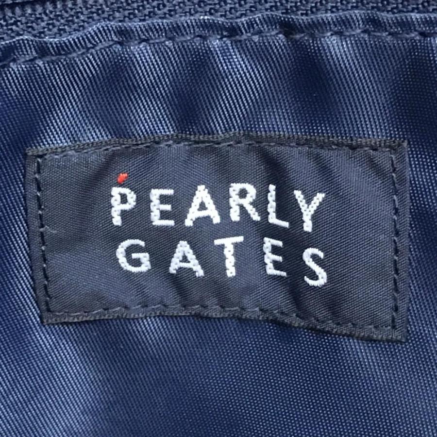 PEARLY GATES パーリーゲイツ ロッカーバッグ ネイビー×白 PEARLY GATES パーリーゲイツ ロッカーバッグ ネイビー×白