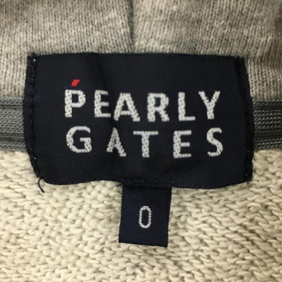 PEARLY GATES（パーリーゲイツ） ジップパーカー グレー スウェット