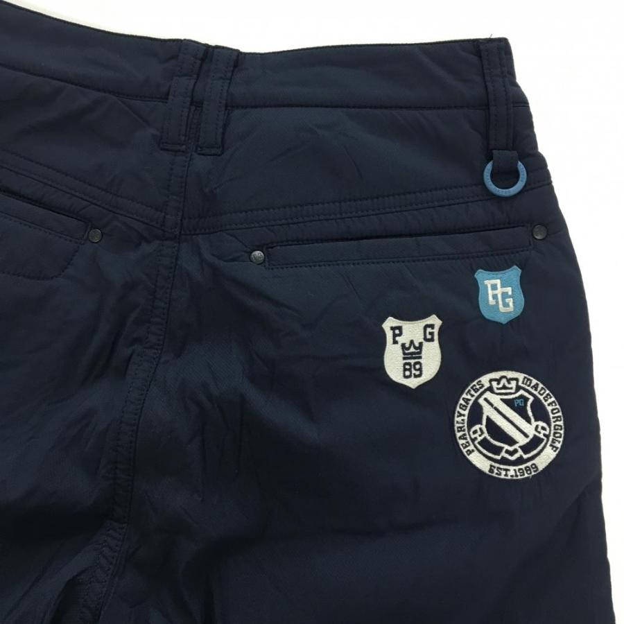 PEARLY GATES 【超美品】パーリーゲイツ 中綿パンツ ネイビー 織生地