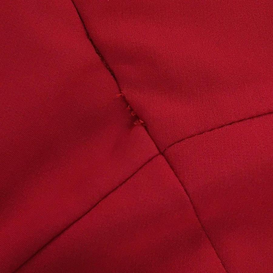 アニューゴルフ スカート レッド 裾プリーツ 内側インナーパンツ