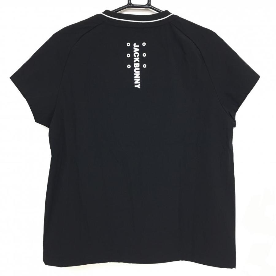 Jack Bunny!! 【超美品】ジャックバニー 半袖スニード 黒×白 裾 Jack Bunny!! 【超美品】ジャックバニー 半袖スニード 黒×白 裾