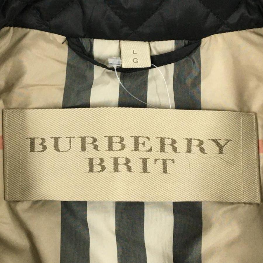 BURBERRY（バーバリー） 【美品】バーバリーブリット 中綿ベスト 黒 金